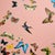 Art Deco Schumacher X Peg Norris Queen's Flight Panel Wallpaper in Pink, Set of 2 For Sale - Image 3 of 4