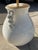 Huge Italian Glazed Ceramic Table Lamp with Braided Handles. 24.5" top of light socket 36.25" top of lamp final. Final...