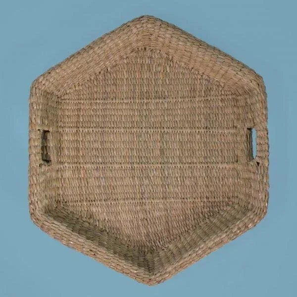 Boho Chic Hexagonal Serving Tray by Mario Lopez Torres For Sale - Image 3 of 7