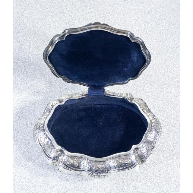 Vintage Silver Jewelry Box, 1930s For Sale - Image 6 of 18