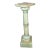 19th Century French Empire Light Green Variegate Onyx & Bronze Pedestal For Sale