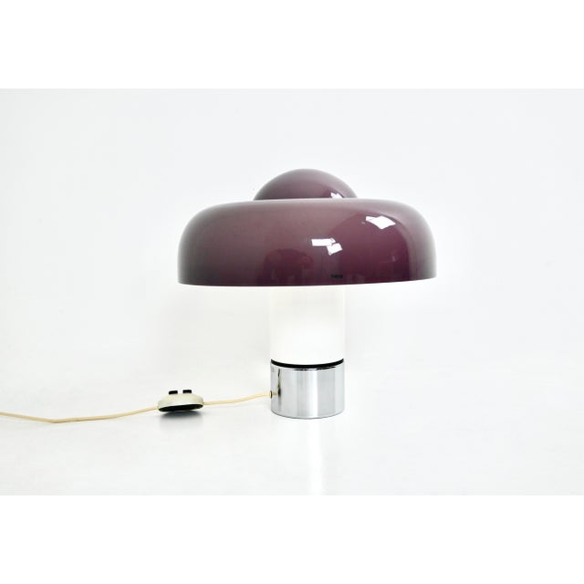 Brumbury Table Lamp attributed to Luigi Massoni for Guzzini, 1970s For Sale - Image 13 of 17