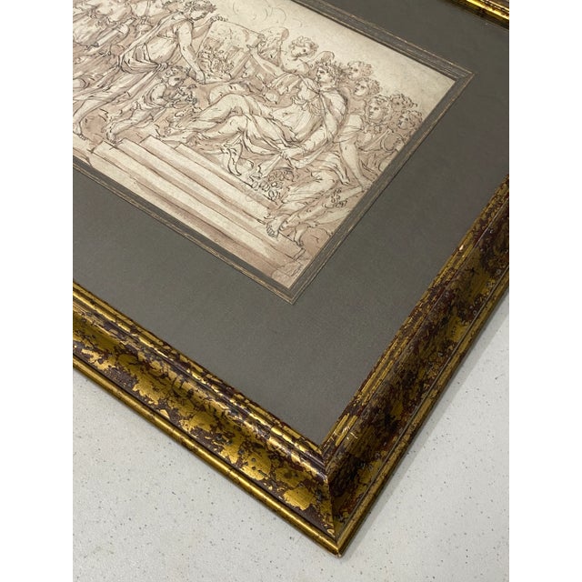 Traditional 18th to 19th Century "Art Presentation" Old Master Drawing For Sale - Image 3 of 12