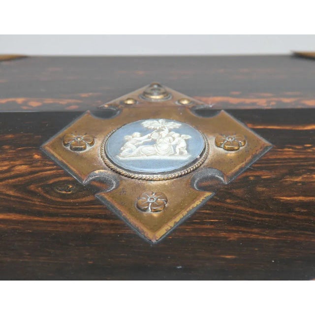 Coromandel Writing Slope, 1880s For Sale - Image 9 of 10