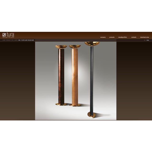 Model 2591 Floor Lamp in Parchment from Aldo Tura For Sale - Image 14 of 18