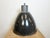 Large Industrial Dark Grey Enamel Factory Lamp from Elektrosvit, 1960s For Sale - Image 13 of 18