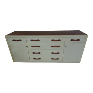 Ralph Lauren Modern Hollywood Mahogany Leather Dresser For Sale