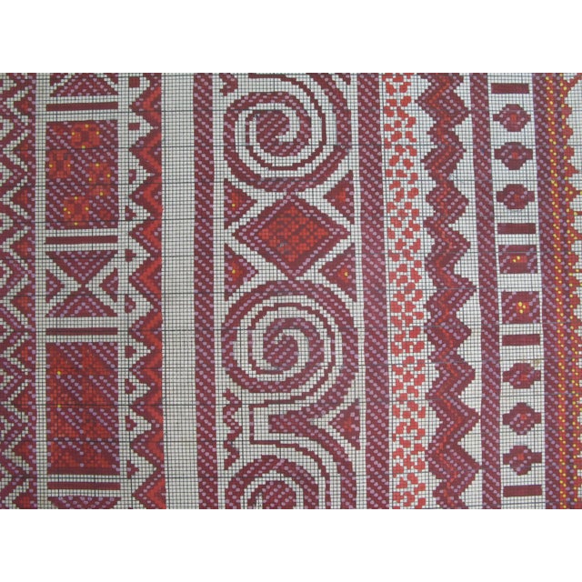 Abstract Antique French Textile Design For Sale - Image 3 of 6