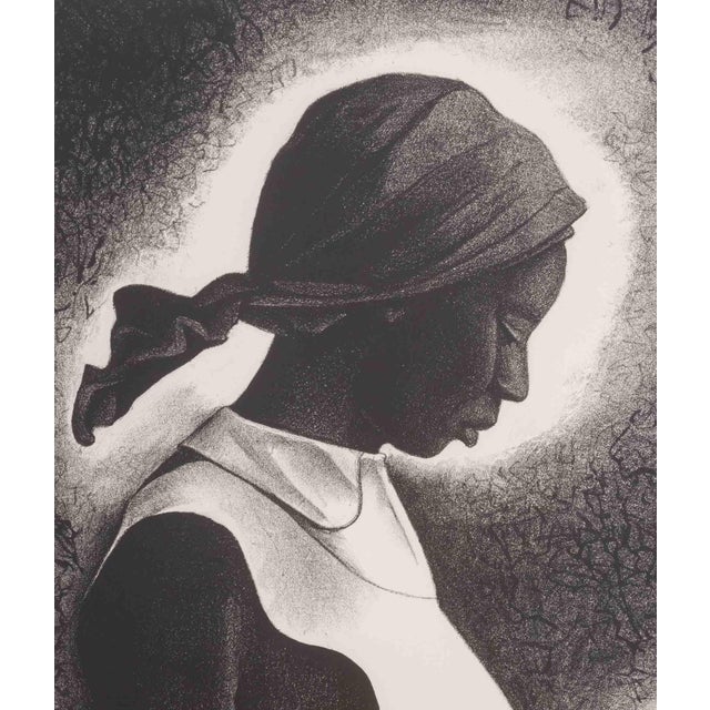 Contemporary Elizabeth Catlett "Celie" Lithograph, 1986 For Sale - Image 3 of 9