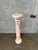 Vintage Blush Marble Column Pedestal #1 For Sale - Image 4 of 10