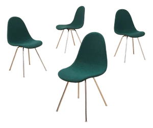 Sitwell Model 108 Chairs with Kvadrat Fabric by Hans Bellmann for Strässle, 1955, Set of 4