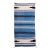 Vintage Southwestern Area Rug, Handwoven Wool, Stripe Pattern, Persian Blue, 3x5 For Sale