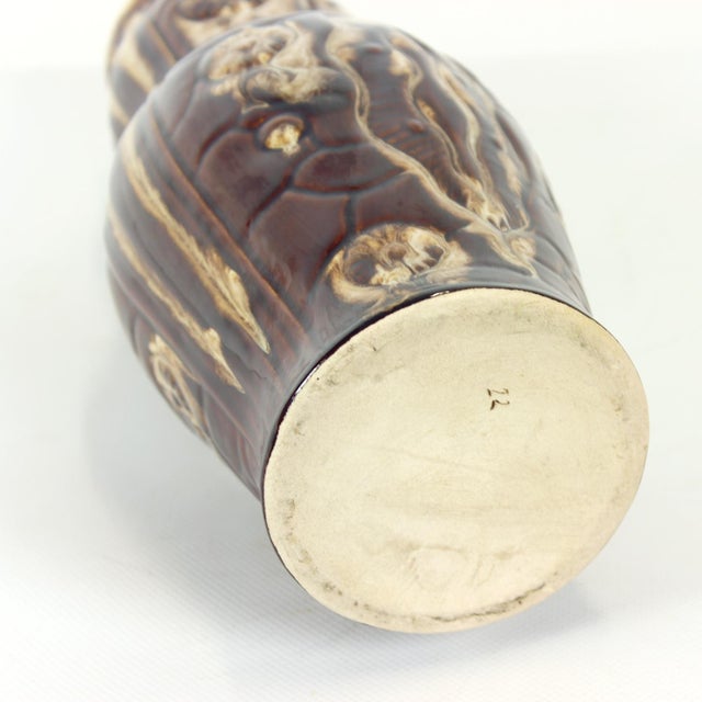 Ceramic Mid-Century Modern Porcelain Trompe Lœil Vase, Czechoslovakia, 1960s For Sale - Image 7 of 10