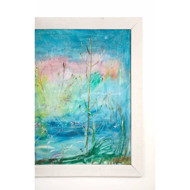 Late 20th Century Large Contemporary Impressionist Oil on Canvas, Sven Berlin For Sale - Image 5 of 12