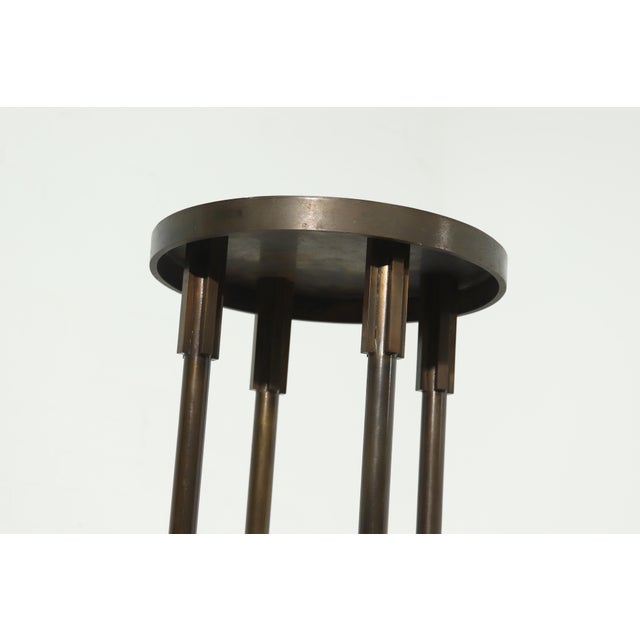 Art Deco Bronze Pedestal, 1930s For Sale - Image 3 of 10