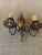 1910s Traditional Brass Double Wall Sconces - a Pair For Sale - Image 5 of 8