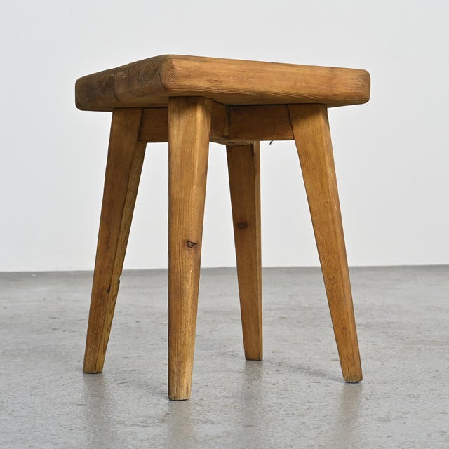 Brown Stools from Christian Durupt, 1960s, Set of 2 For Sale - Image 8 of 15