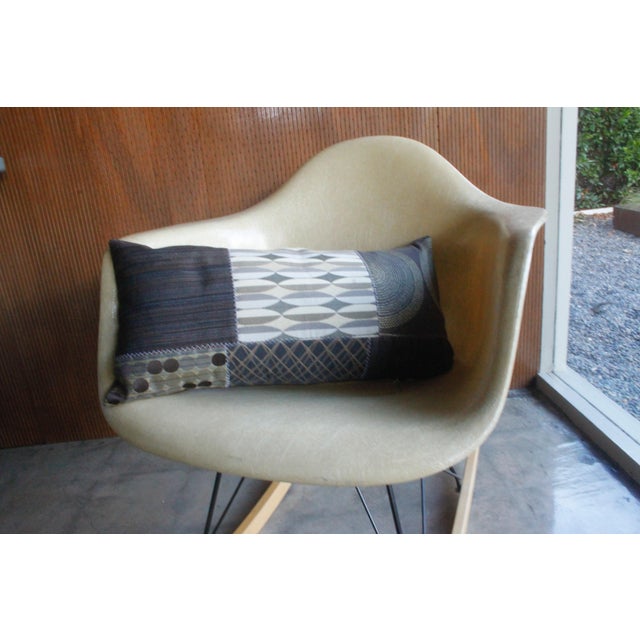 Modern Modern Lumbar Pillow Covers- a Pair For Sale - Image 3 of 8