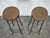 Wrought Iron Stools, Set of 2, in Very Good conditions.
