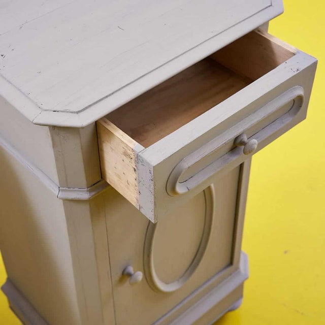 Dove Grey Bedside Tables, 1930s, Set of 2 For Sale - Image 6 of 16