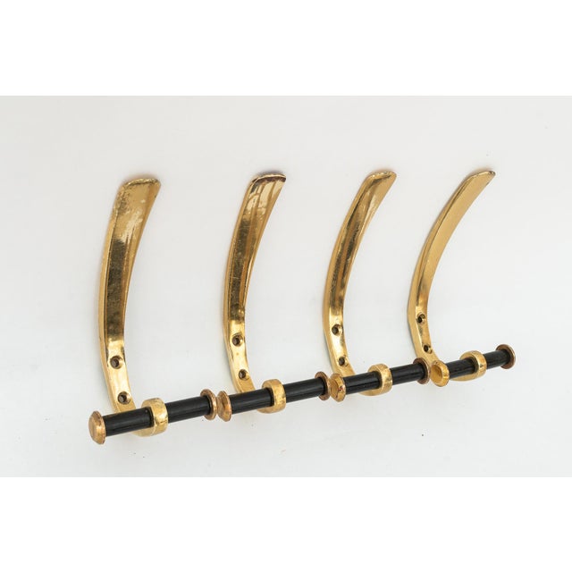 Black Wall Hooks from Hertha Baller, 1950s, Set of 4 For Sale - Image 8 of 8