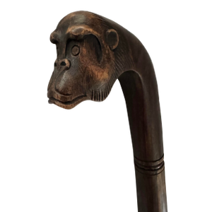 Vintage Monkey Head Walking Stick/Cane