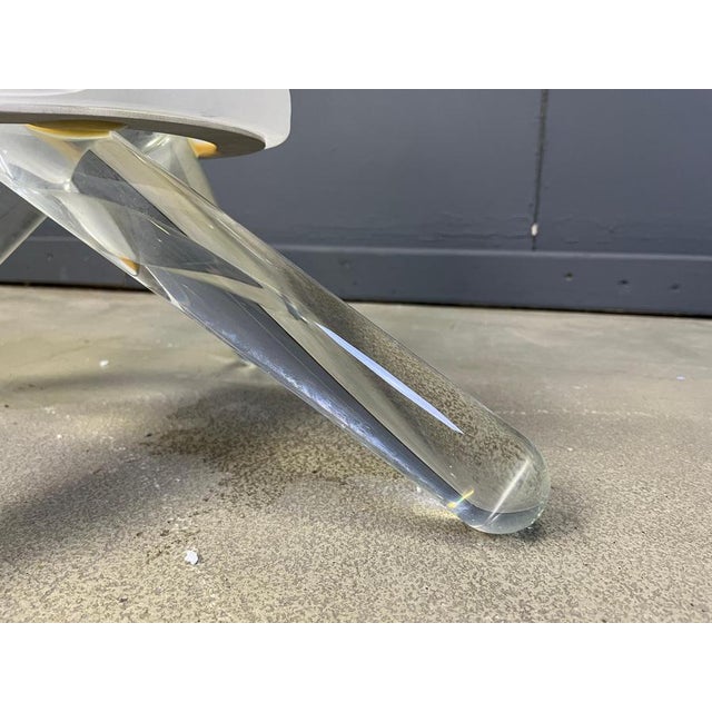 Murano Glass Arlequin Coffee Table attributed to Maurice Barilone, 1980s For Sale - Image 3 of 14