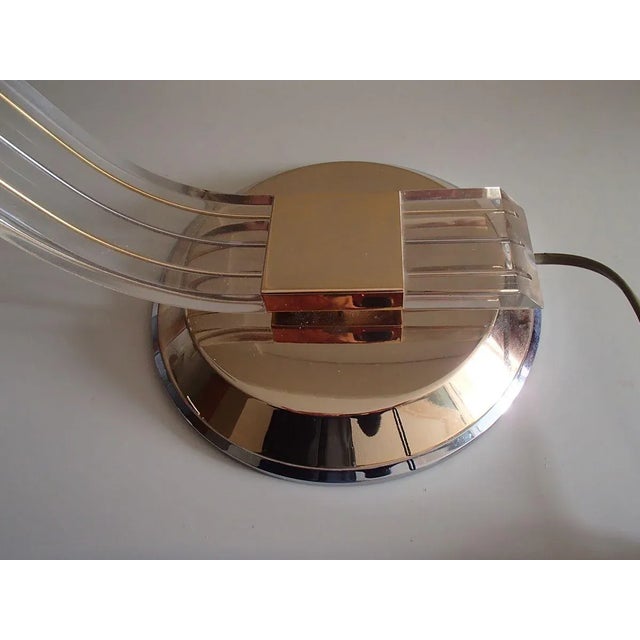 Brass & Chrome Table Lamps, 1990s, Set of 2 For Sale - Image 12 of 18