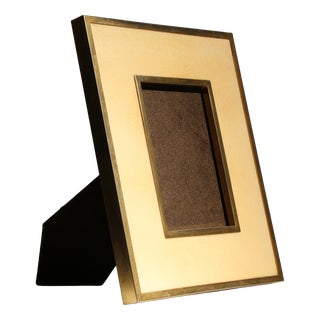 Lacquered Goatskin Parchment Picture Frame by Aldo Tura, Italy, 1970s For Sale