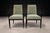 Cimo, Brazil, 1950s — Set of 8 Dining Chairs in Hardwood With Dusty Olive Mohair & Jacarandá Backs (2 Armchairs + 6 Side Chairs) For Sale - Image 10 of 16