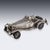 Vintage Silver Mercedes Benz SSK 1928 Roadster Model Car, 1960s For Sale - Image 3 of 18