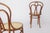 Brown Stained Beech Bentwood Angel Chairs with Vienna Cane Seats, 1940s, Set of 2 For Sale - Image 8 of 9