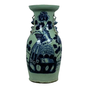 Chinese Large Blue and White Antique Porcelain Vase