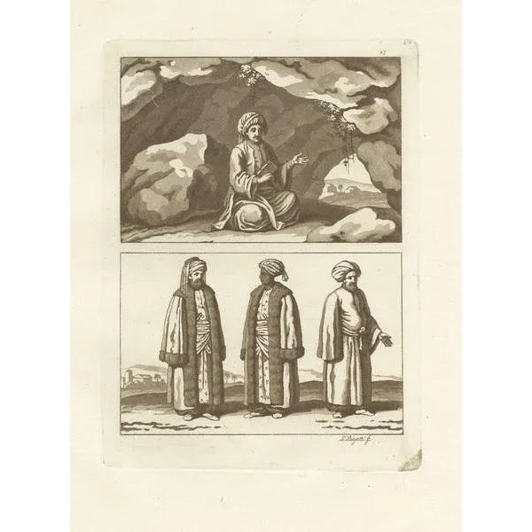 Bigatti, Arabian Men and a Muslim Imam, 1827, Engraving For Sale - Image 3 of 5