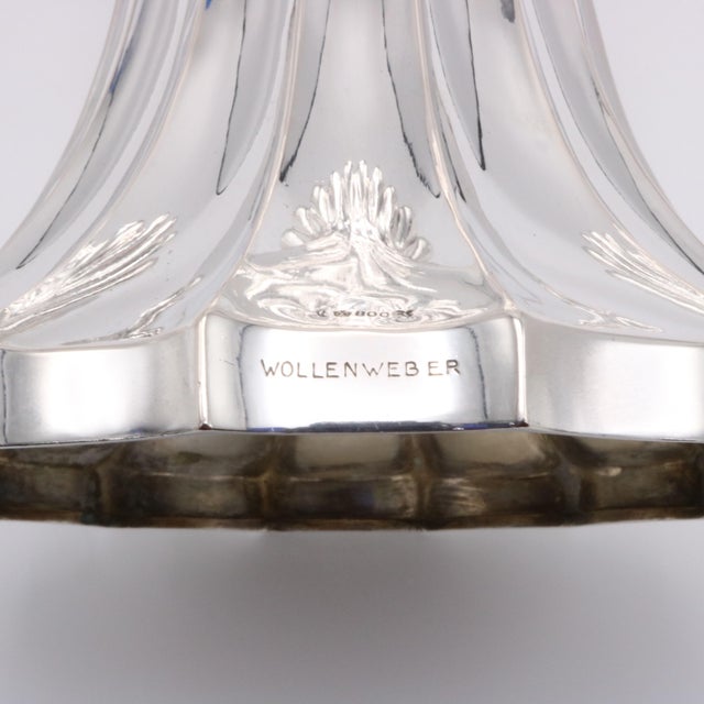 Art Deco Period WollenWeber Silver Vase Austria circa 1930 For Sale - Image 14 of 18