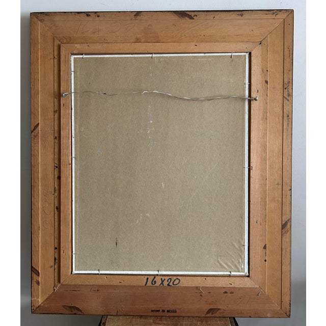 Vintage 1960’s Impressionist Rocky Landscape Oil Painting With Waterfall For Sale In Philadelphia - Image 6 of 6