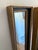 Pair of Framed Tall & Slim Mirrors, Gold & Black Frame For Sale In Portland, OR - Image 6 of 8