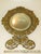 Late 19th Century Beveled Glass Mirror Gold Gilt Pierced Antique Aesthetic Movement, Victorian Table Wall Gilded Cast Iron Reticulated For Sale - Image 11 of 15