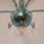 Glass 1980s Mid Century Modern Petrol Blue Murano Glass Chandelier For Sale - Image 7 of 11