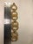 1970s Crown Trifari Textured Gold Link Bracelet For Sale - Image 11 of 14