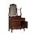 Antique Oak Hotel Wash Stand With Mirror C1920 For Sale - Image 11 of 14