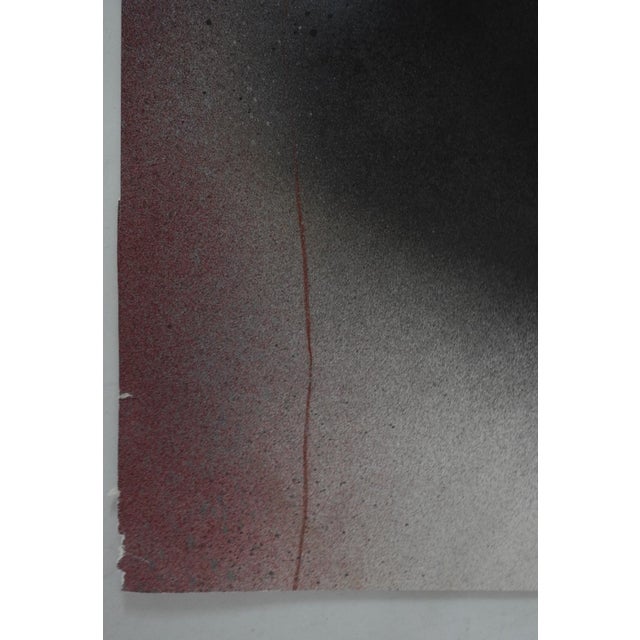 Contemporary Vintage 1970s Abstract Shadow Painting For Sale - Image 3 of 6