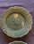 Mid-Century Modern Vintage Mid-Century Modern Majolica Bordallo Pinheiro Green Grape Vine Turkey 8”Plates - Set of 4 For Sale - Image 3 of 5