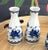 Vintage Japanese Sake Bottles & Cups – “Boys Chasing Butterflies” (1960s) - A truly charming set! Blue & White...