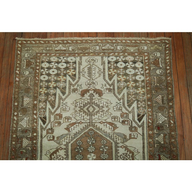 Early 20th Century Zabihi Collection Persian Mazlagan Malayer Rug For Sale - Image 5 of 9