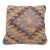 Arteverk Handwoven Afghan Kilim Pillow — Purple & Blue Harlequin Diamonds For Sale