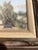 Textile 1960s Original Signed Sonia Punak Desert Landscape Acrylic on Canvas in Original Carved Wood Frame – 18” X 16” For Sale - Image 7 of 11