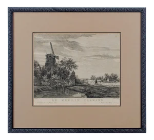 Le Moulin Flamand C1762-1766, Pierre Jacques Duret After Ruisdael