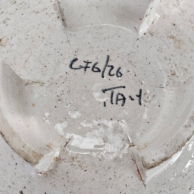 Vintage Francoma Pottery 26d Pitcher, 1 Qt.-Prairie Green 7.25" For Sale - Image 11 of 12