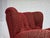 Danish Armchair in Red Wool with Oak Legs, 1950s For Sale - Image 9 of 18